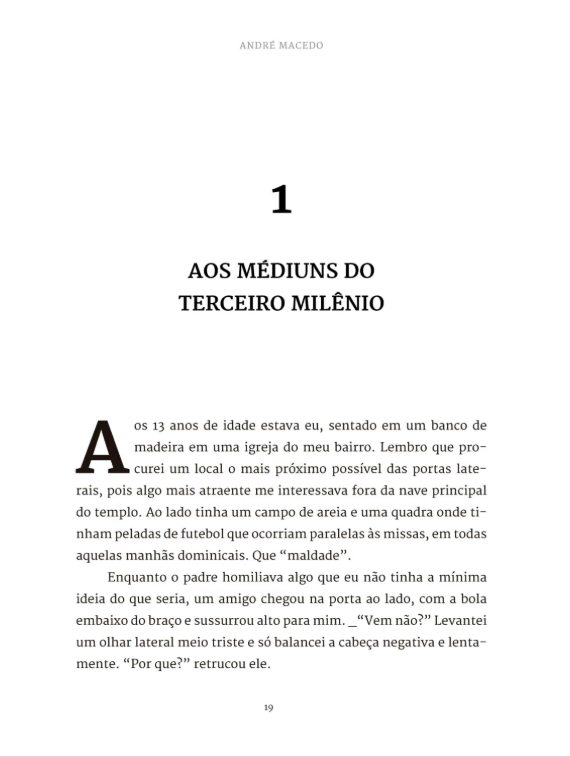 Página 19: capítulo 1, Aos médiuns do terceiro milênio